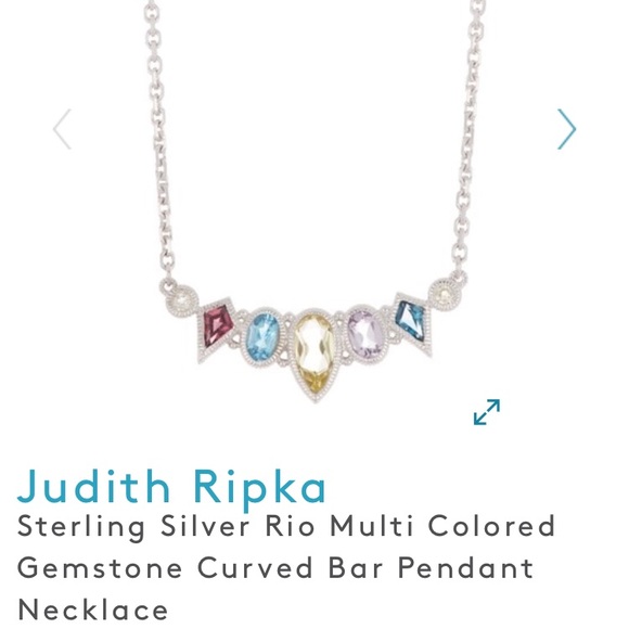 Judith Ripka sterling silver necklace - Picture 4 of 8